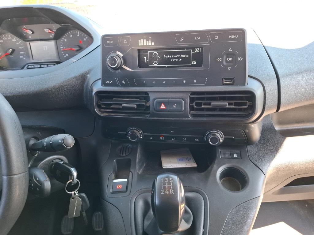 Peugeot PARTNER FOURGON STANDARD 650 KG BLUEHDI 100 S&S BVM5 PREMIUM 2020