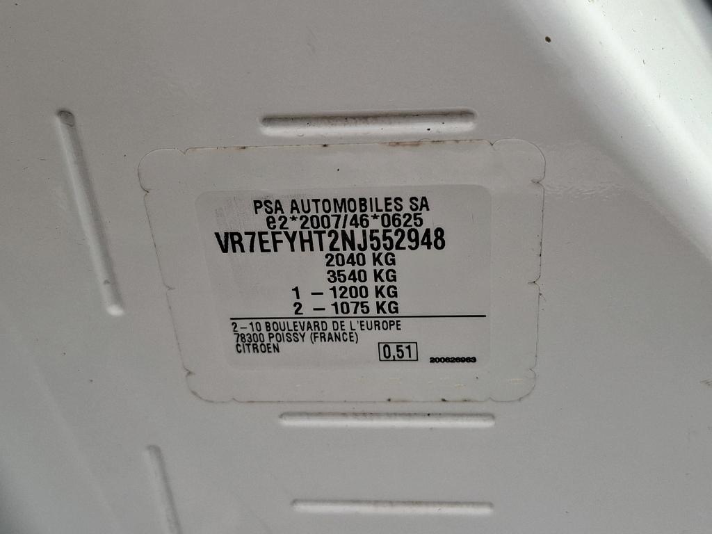 Citroen BERLINGO VAN M 650 BLUEHDI 100 S&S BVM6 DRIVER 2022