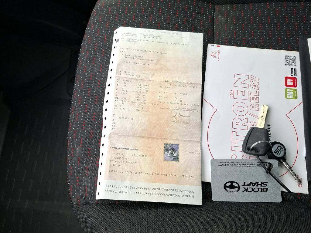 Citroen JUMPER TOLE 35 L3H2 BLUEHDi 120 S&S BVM6 DRIVER 2022