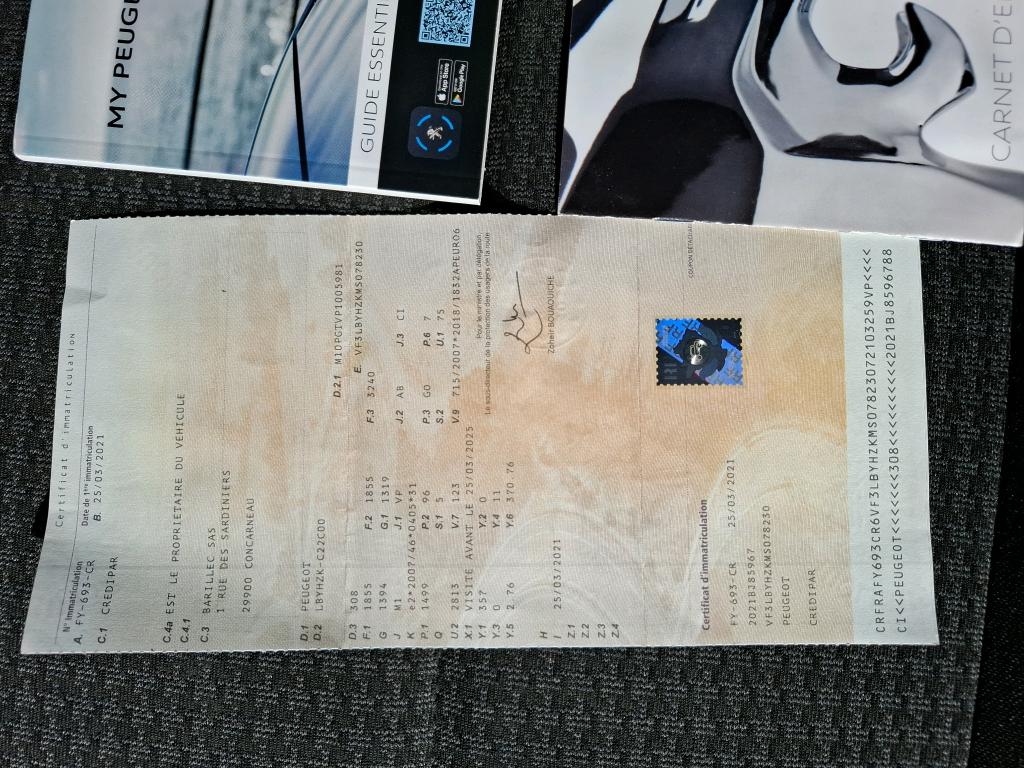 Peugeot 308 BlueHDi 130ch S&S EAT8 Active Business 2021