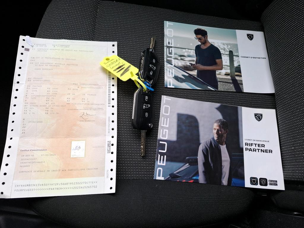 Peugeot PARTNER CA XL BLUEHDI 100 S&S BVM6 2023