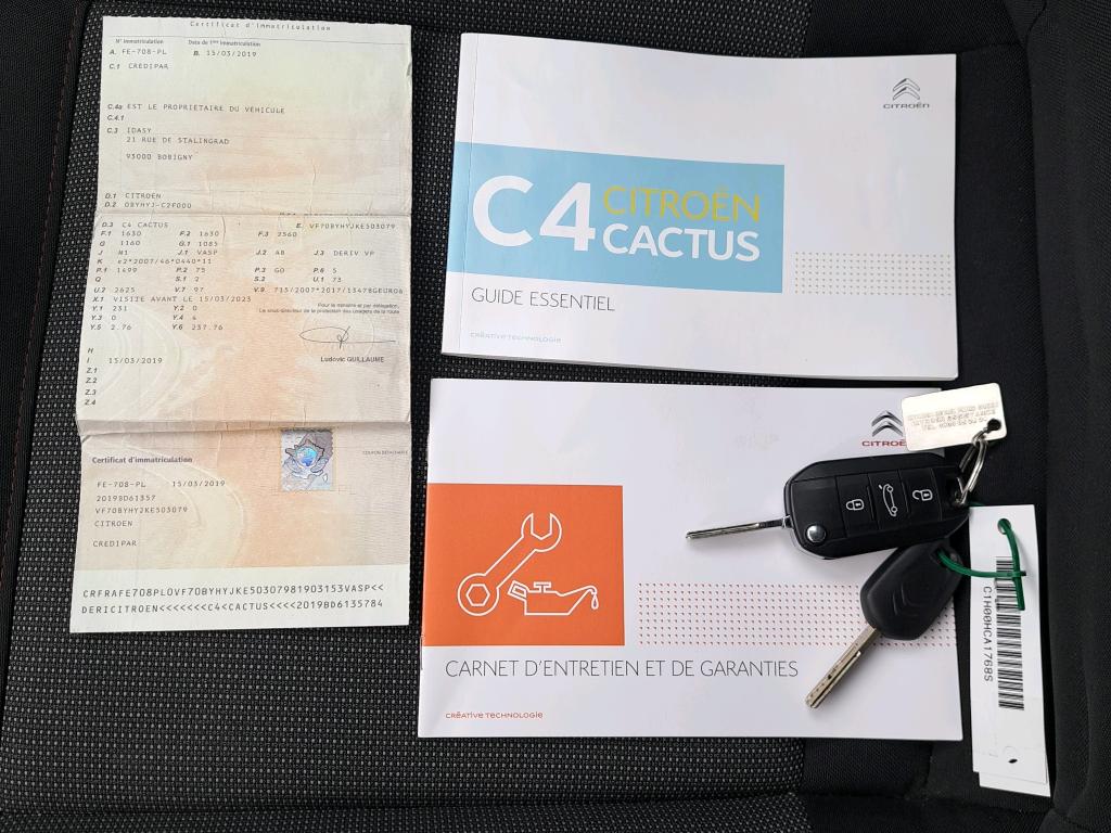 Citroen C4 CACTUS SOCIETE BLUEHDI 100 S&S BVM6 LIVE 2019
