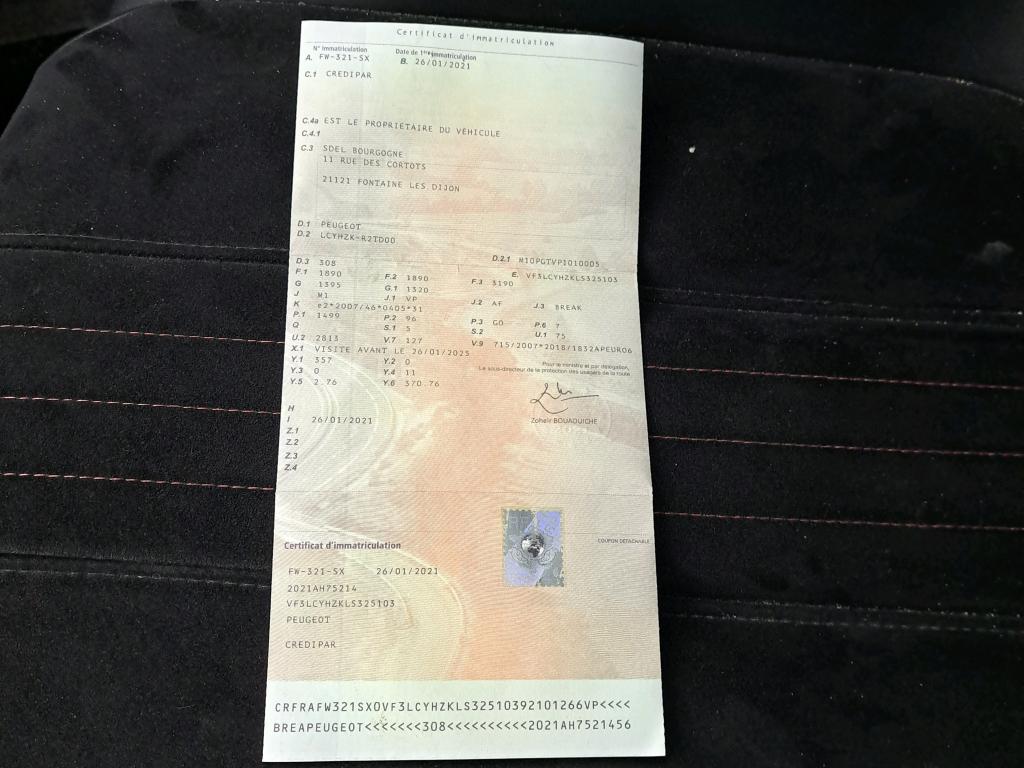 Peugeot 308 SW BlueHDi 130ch S&S EAT8 GT Pack 2021