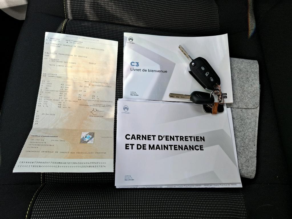 Citroen C3 PureTech 83 ch BVM5 You 2024