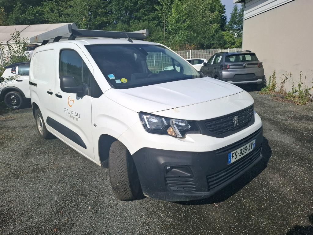 Peugeot PARTNER FOURGON STANDARD 650 KG BLUEHDI 100 S&S BVM5 ASPHALT 2020
