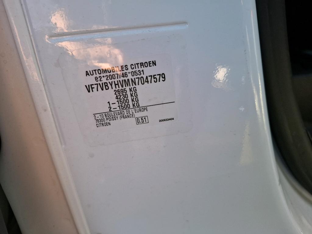 Citroen JUMPY FGN M BLUEHDI 120 S&S BVM6 DRIVER 2022