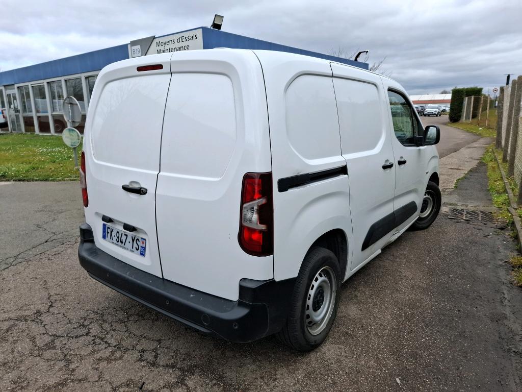 Peugeot PARTNER FOURGON STANDARD 650 KG BLUEHDI 75 BVM5 PREMIUM 2019