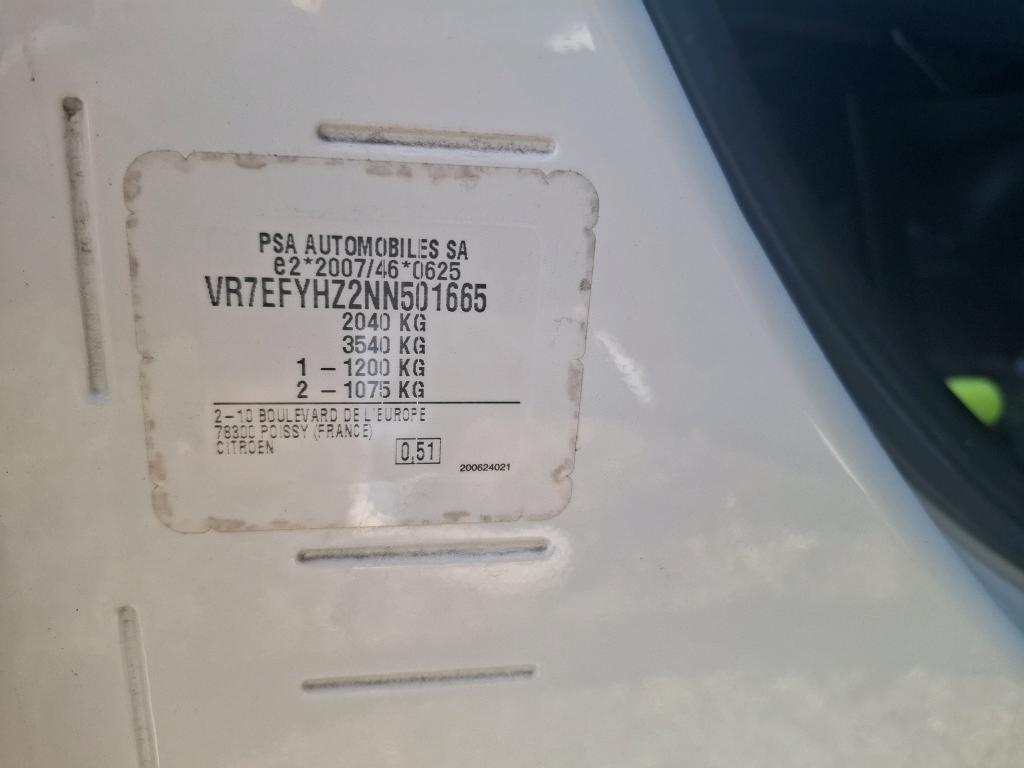 Citroen BERLINGO VAN M 650 BLUEHDI 130 S&S BVM6 CLUB 2022