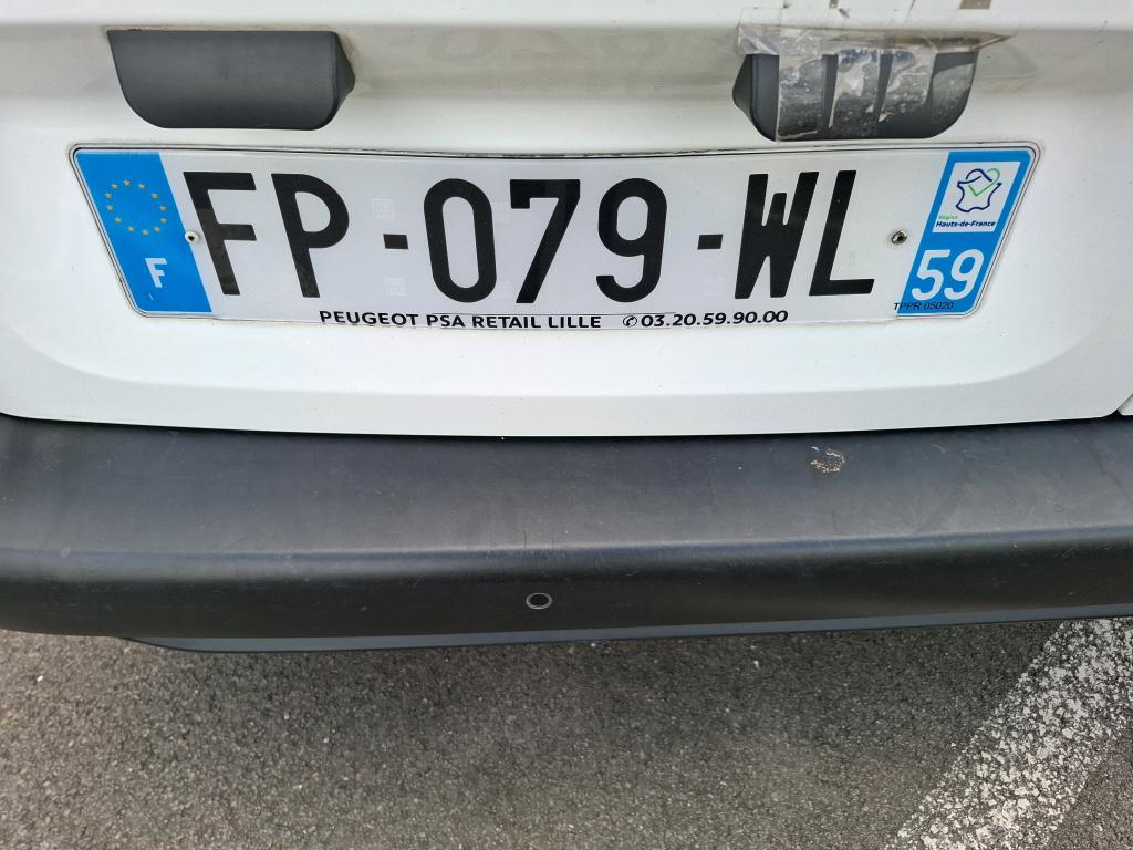Peugeot PARTNER FOURGON STANDARD 650 KG BLUEHDI 75 BVM5 PREMIUM 2020