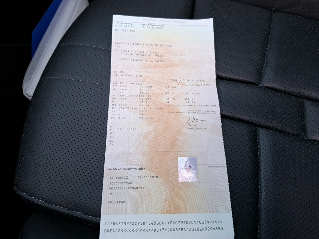 DS DS7 Crossback Hybride E-Tense 300 EAT8 4x4 Executive 2020