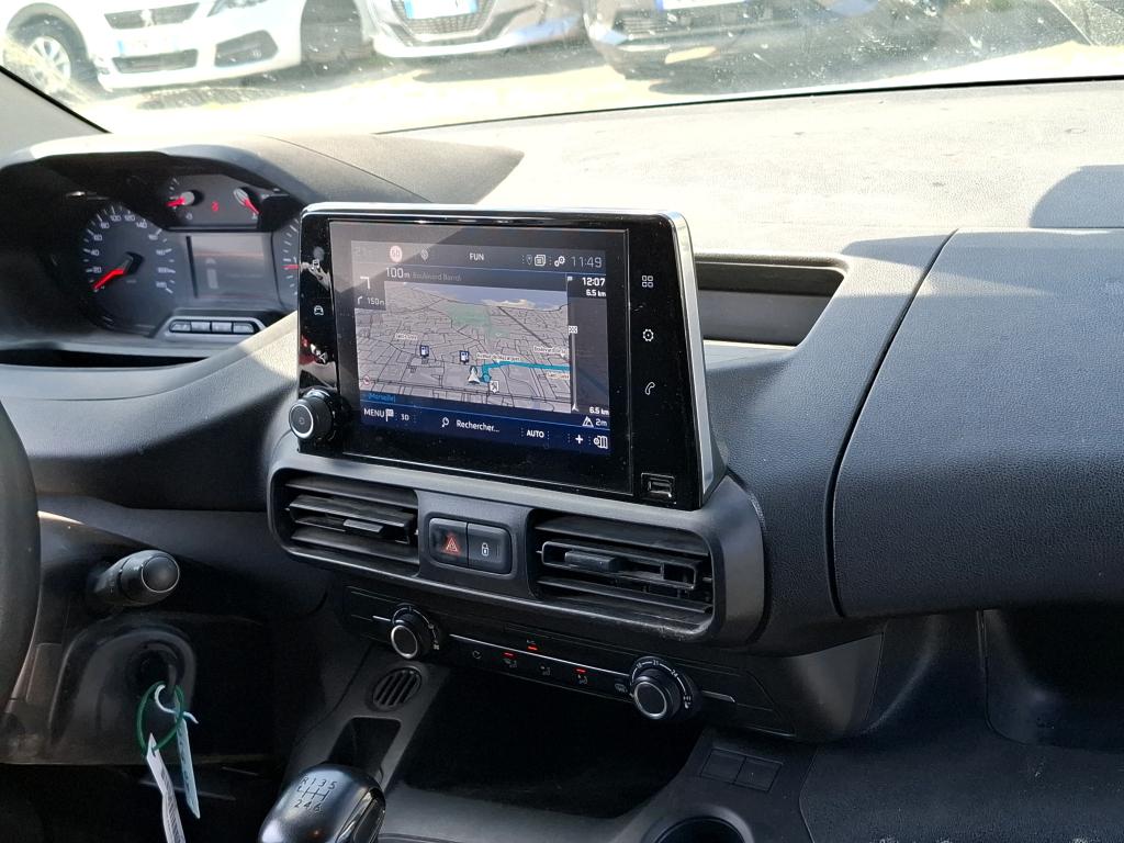 Peugeot PARTNER FOURGON STANDARD 650 KG BLUEHDI 100 S&S BVM6 ASPHALT 2021