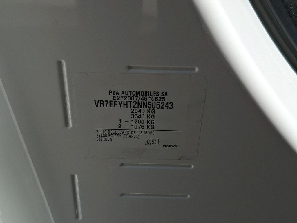 Citroen BERLINGO VAN M 650 BLUEHDI 100 S&S BVM6 DRIVER 2022