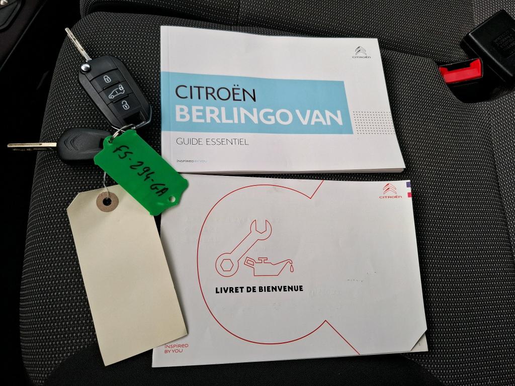 Citroen BERLINGO VAN M 650 BLUEHDI 100 S&S BVM5 CLUB 2020