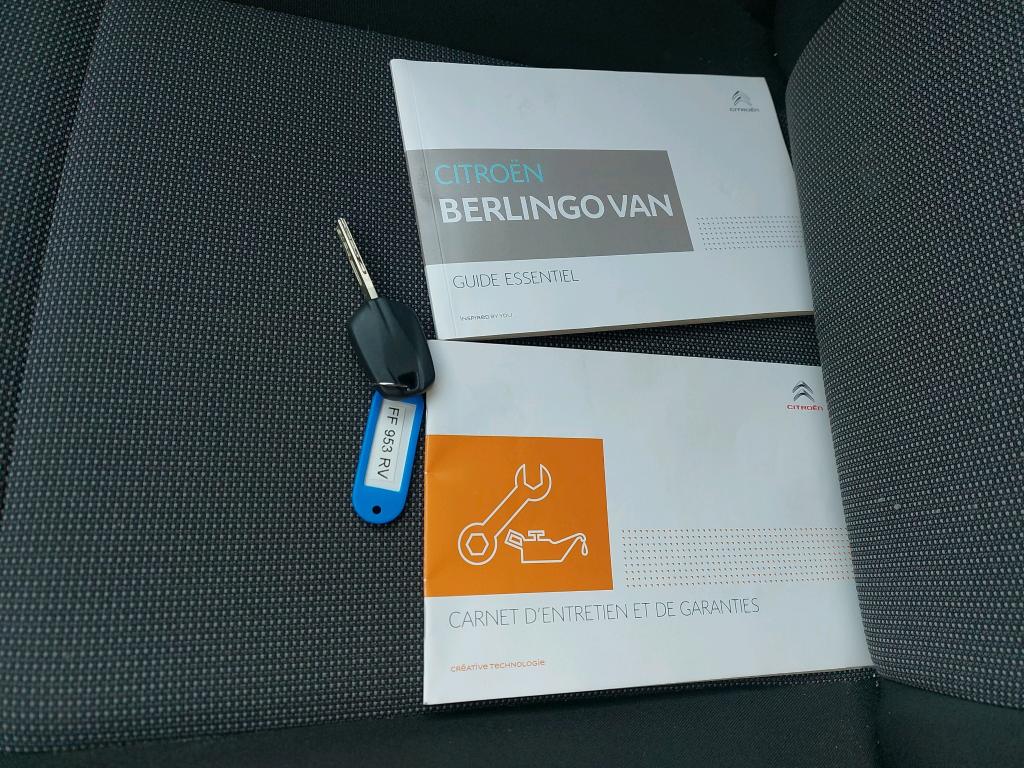 Citroen BERLINGO VAN M 650 BLUEHDI 100 S&S CLUB 2019