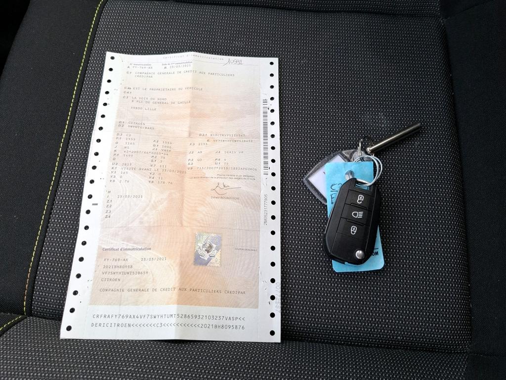 Citroen C3 SOCIETE BLUEHDI 100 S&S BVM6 FEEL BUSINESS R 2021