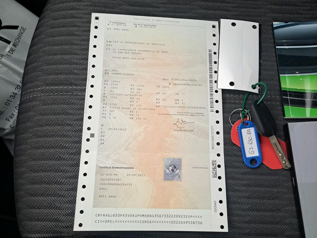 Opel Corsa 1.2 75 ch BVM5 Elegance Business 2022