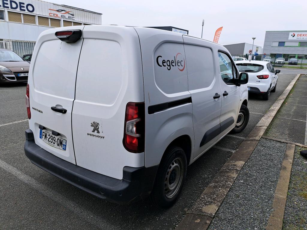 Peugeot PARTNER FOURGON STANDARD 650 KG BLUEHDI 100 S&S BVM5 ASPHALT 2019
