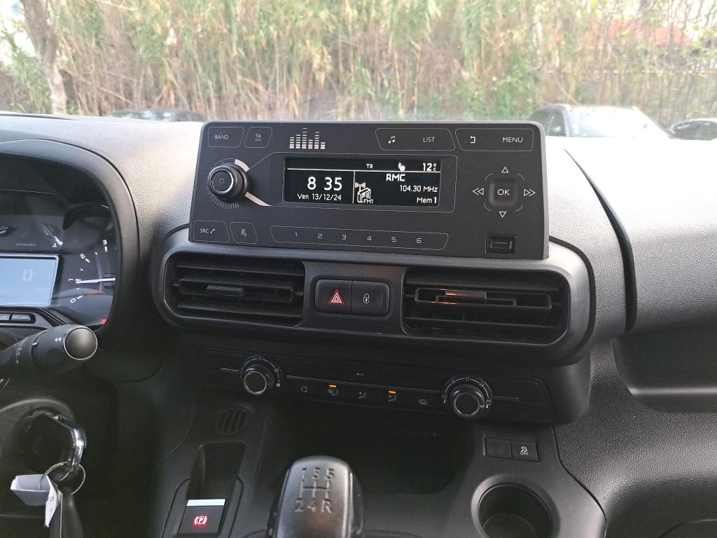Citroen BERLINGO VAN M 650 BLUEHDI 100 S&S CLUB 2019