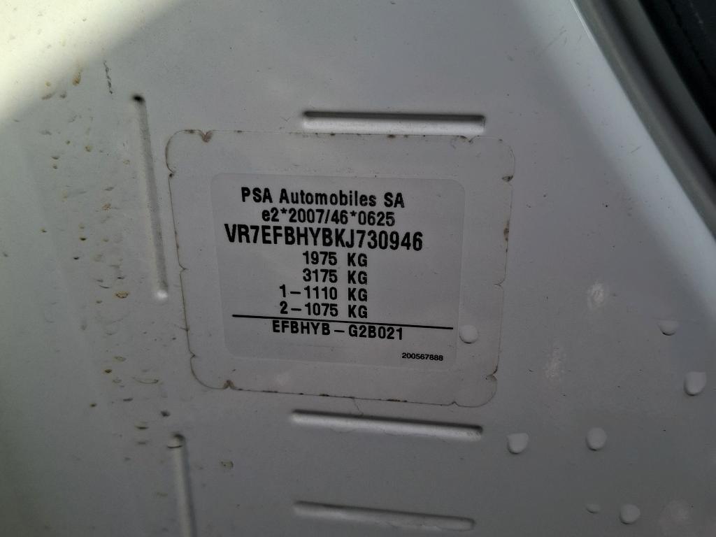 Citroen BERLINGO VAN M 650 BLUEHDI 100 S&S CLUB 2019