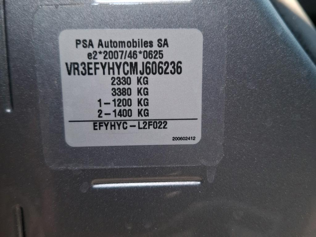 Peugeot PARTNER CA BLUEHDI 100 S&S BVM5 2021