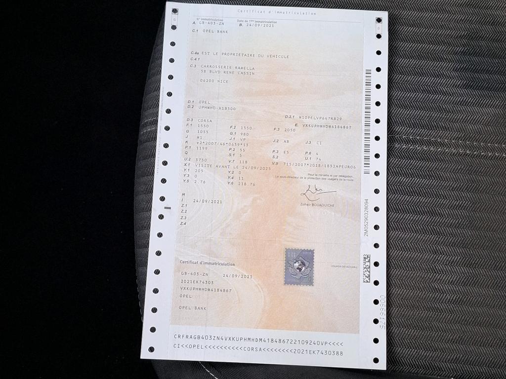 Opel Corsa 1.2 75 ch BVM5 Edition Business 2021