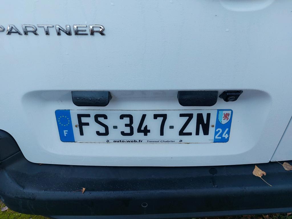 Peugeot PARTNER FOURGON STANDARD 650 KG BLUEHDI 100 S&S BVM5 PREMIUM 2020