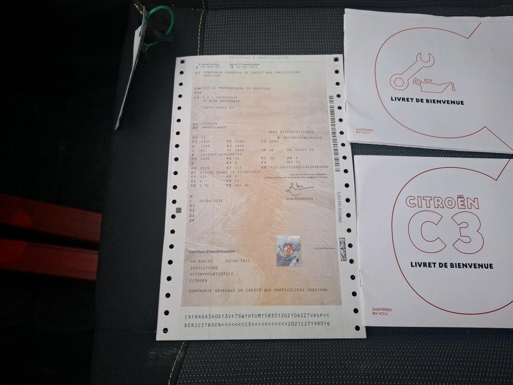 Citroen C3 SOCIETE BLUEHDI 100 S&S BVM6 FEEL NAV 2021