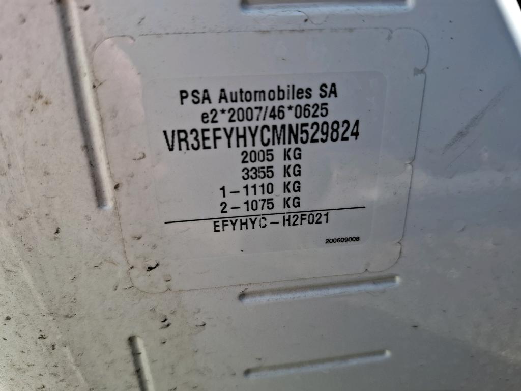 Peugeot PARTNER FOURGON STANDARD 650 KG BLUEHDI 100 S&S BVM5 PREMIUM 2021