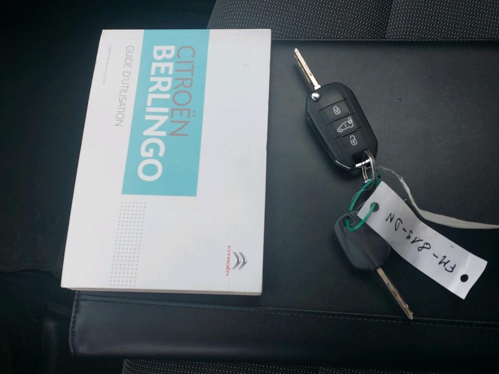 Citroen BERLINGO VAN M 650 BLUEHDI 100 S&S BVM5 CLUB 2019