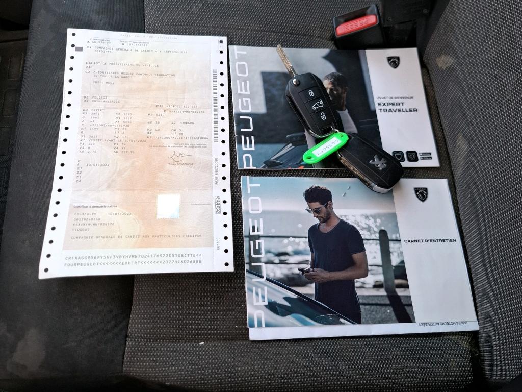 Peugeot EXPERT FGN TOLE STANDARD 1.5 BLUEHDI 120 S&S BVM6 ASPHALT 2022