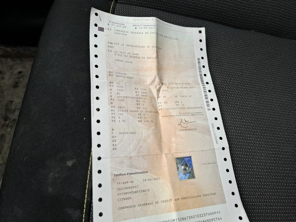 Citroen C3 SOCIETE BLUEHDI 100 S&S BVM6 FEEL BUSINESS R 2021