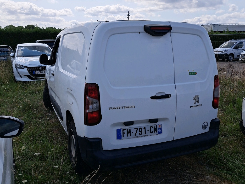 Peugeot PARTNER FOURGON STANDARD 650 KG BLUEHDI 100 BVM5 ASPHALT 2019