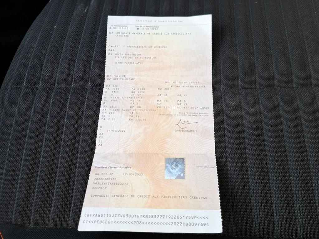 Peugeot 208 BlueHDi 100 S&S BVM6 Active 2022