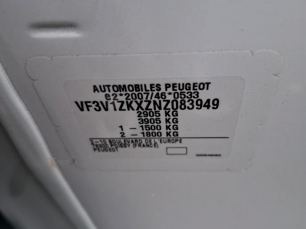 Peugeot EXPERT FGN TOLE LONG ELECTRIQUE 50KWH 136 ASPHALT 2023