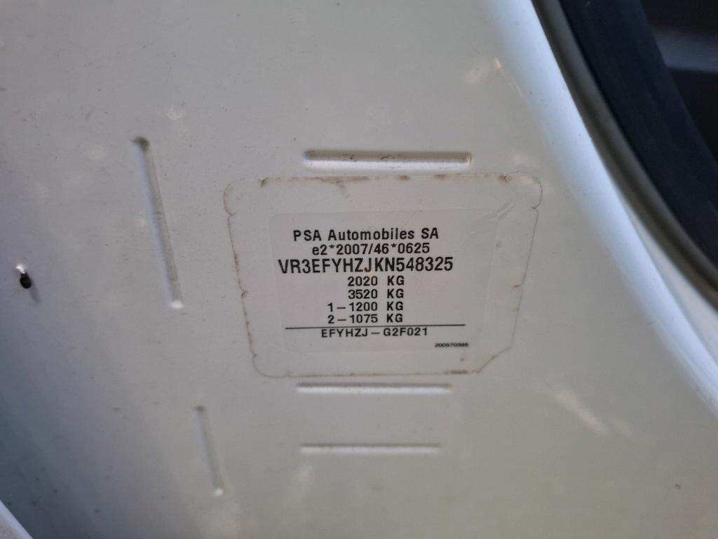 Peugeot PARTNER FOURGON STANDARD 650 KG BLUEHDI 130 S&S BVM6 PREMIUM 2019