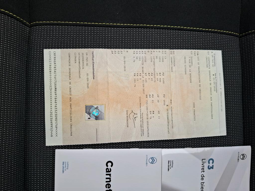 Citroen C3 PureTech 83 ch BVM5 You 2023