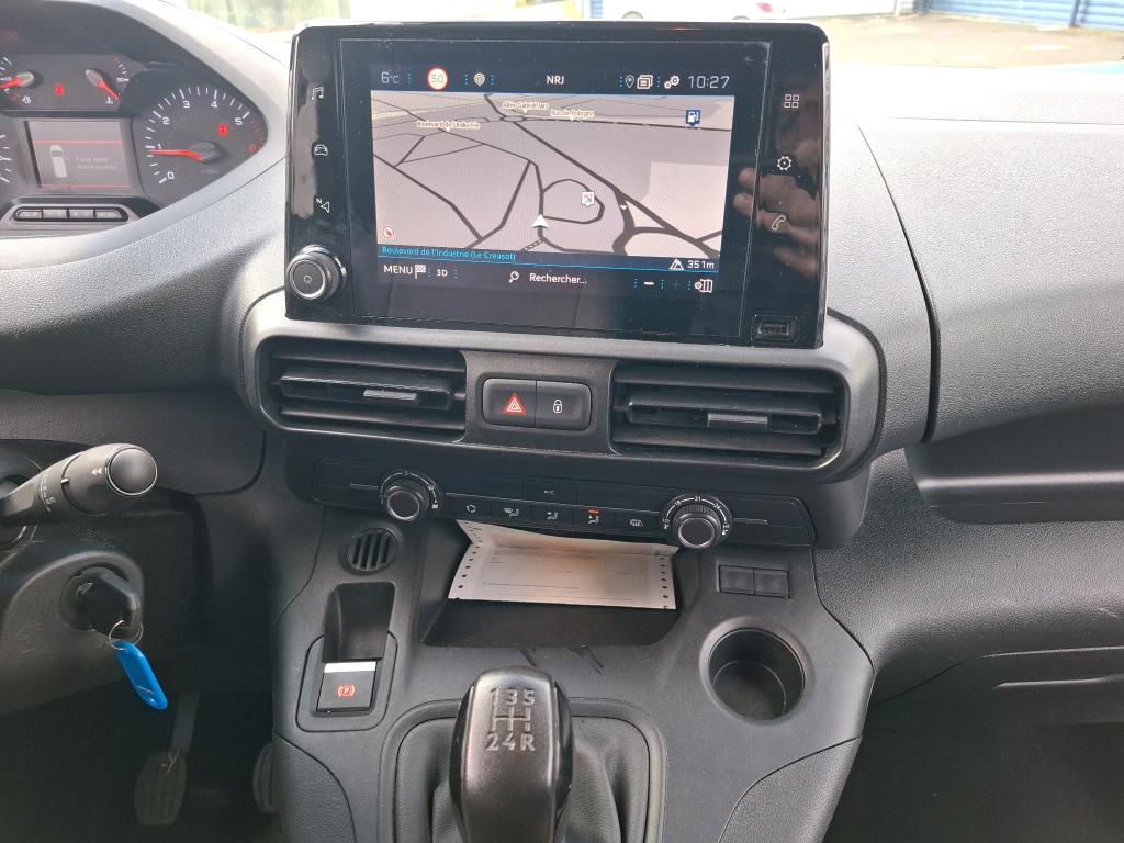 Peugeot PARTNER FOURGON STANDARD 650 KG BLUEHDI 100 S&S BVM5 ASPHALT 2021