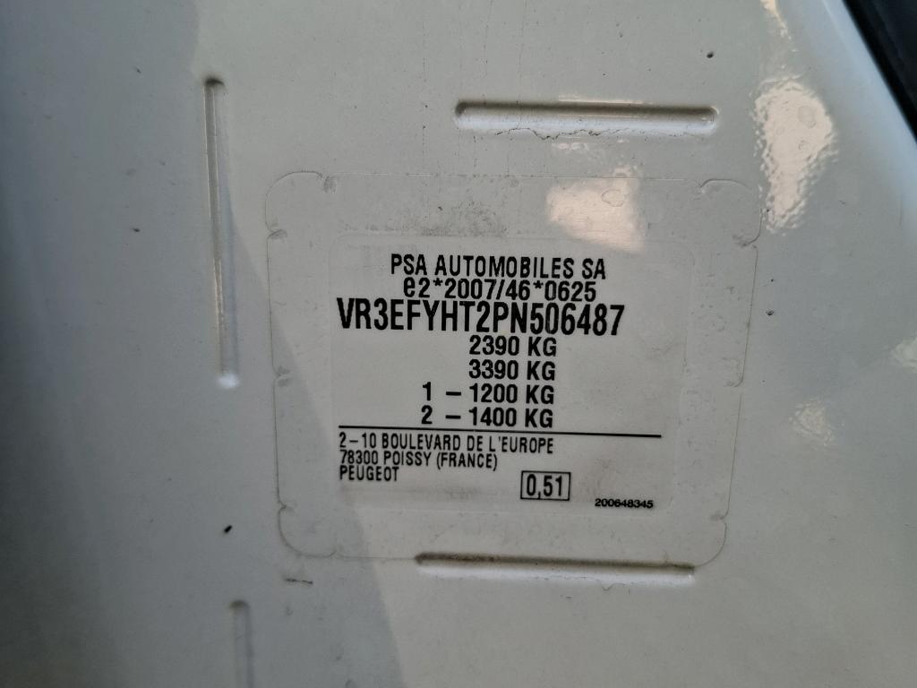 Peugeot PARTNER FOURGON M 950 KG BLUEHDI 100 S&S BVM6 2023
