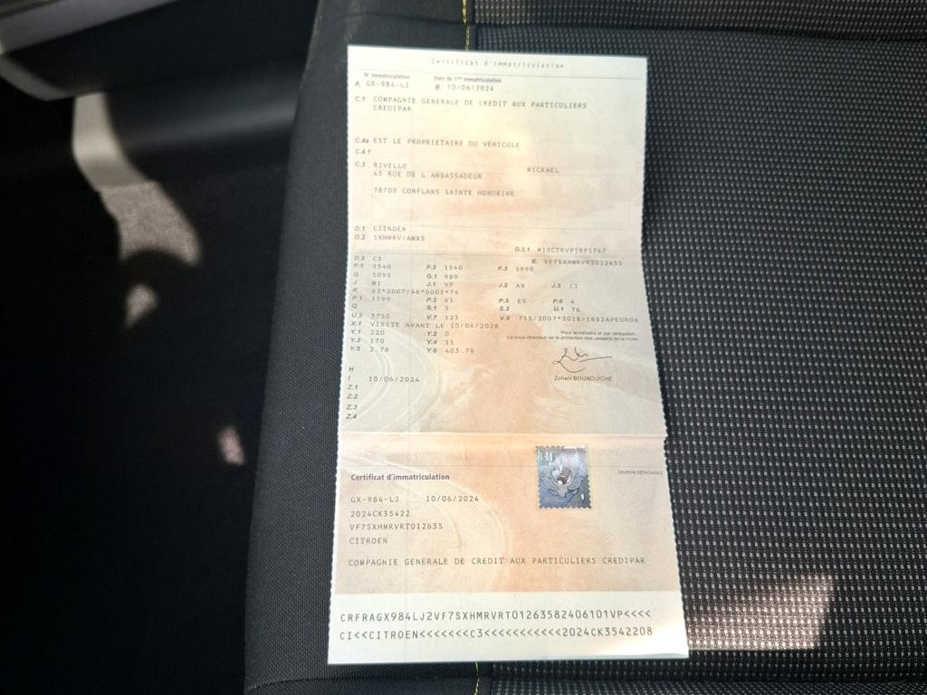 Citroen C3 PureTech 83 ch BVM5 You 2024