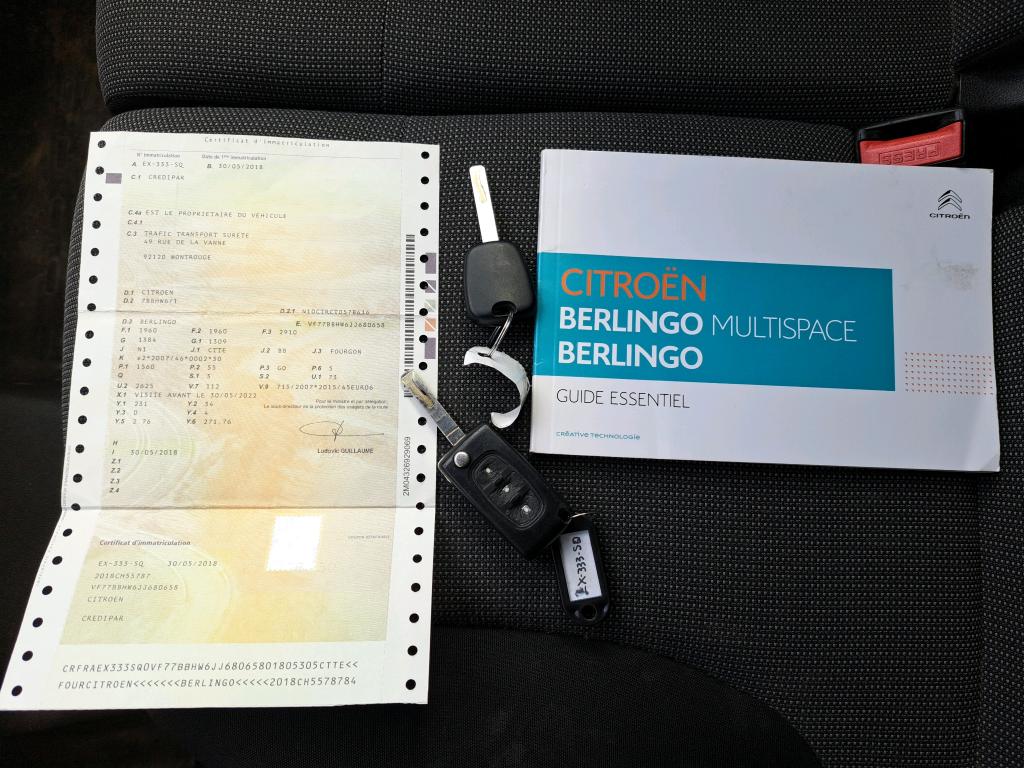 Citroen BERLINGO M BLUEHDI 75 CLUB 2018