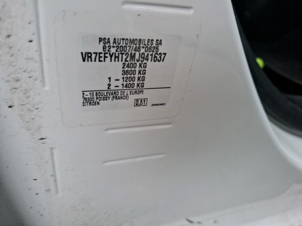 Citroen BERLINGO VAN XL 950 BLUEHDI 100 S&S BVM6 DRIVER 2022