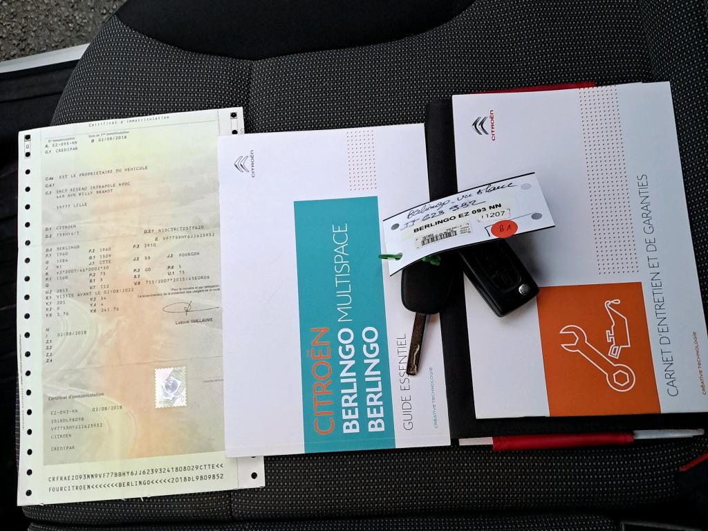 Citroen BERLINGO M BLUEHDI 100 CLUB 2018