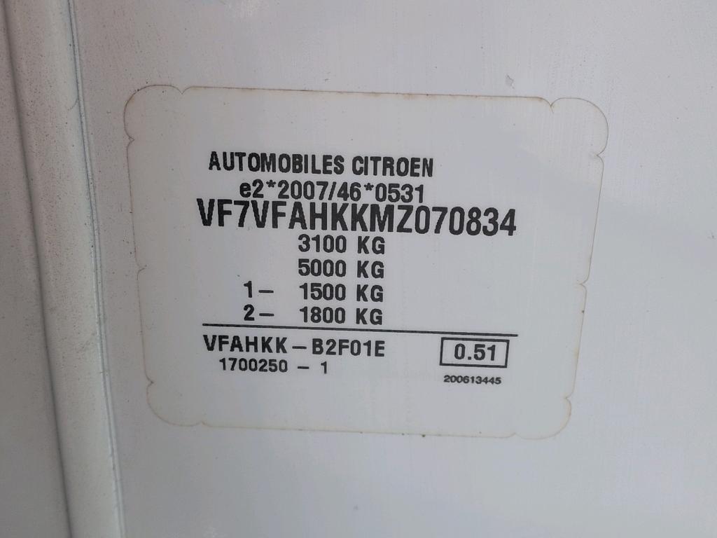 Citroen JUMPY FGN XL BLUEHDI 120 S&S BVM6 DRIVER 340 NM 2021