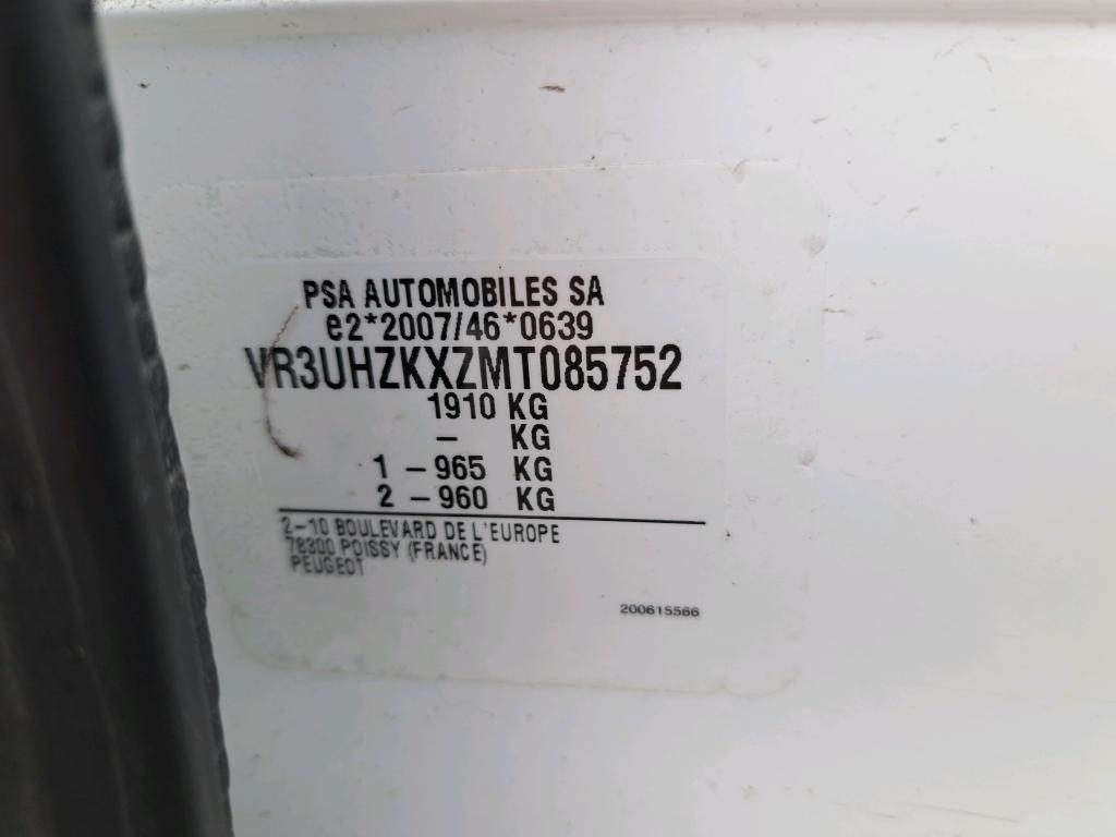 Peugeot 208 ELECTRIQUE 50 KWH 136 ACTIVE BUSINESS R 2021