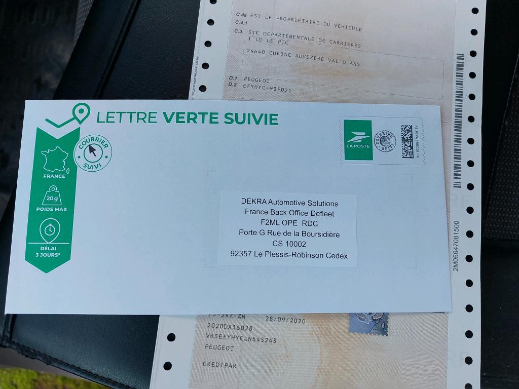 Peugeot PARTNER FOURGON STANDARD 650 KG BLUEHDI 100 S&S BVM5 PREMIUM 2020