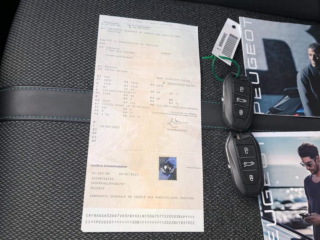 Peugeot 308 BlueHDi 130ch S&S BVM6 Allure Pack 2022