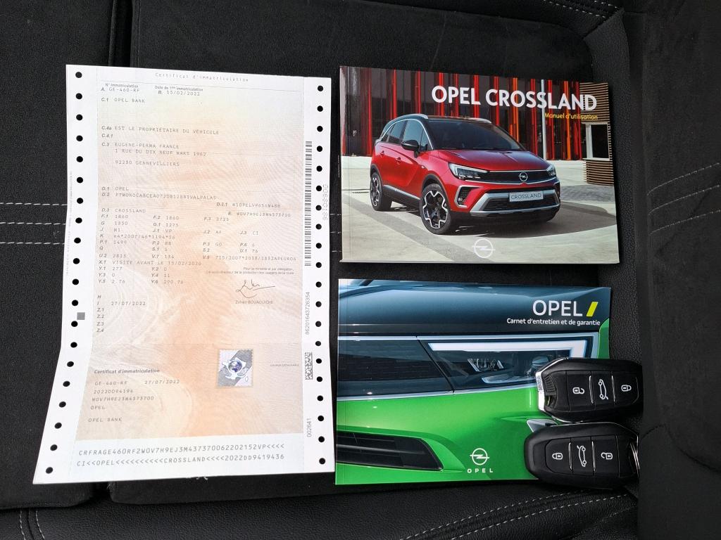 Opel Crossland 1.5 D 120 ch BVA6 Ultimate 2022
