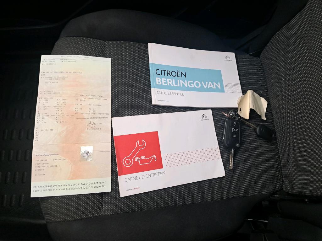Citroen BERLINGO CA XL BLUEHDI 100 S&S BVM5 CONTROL 2020