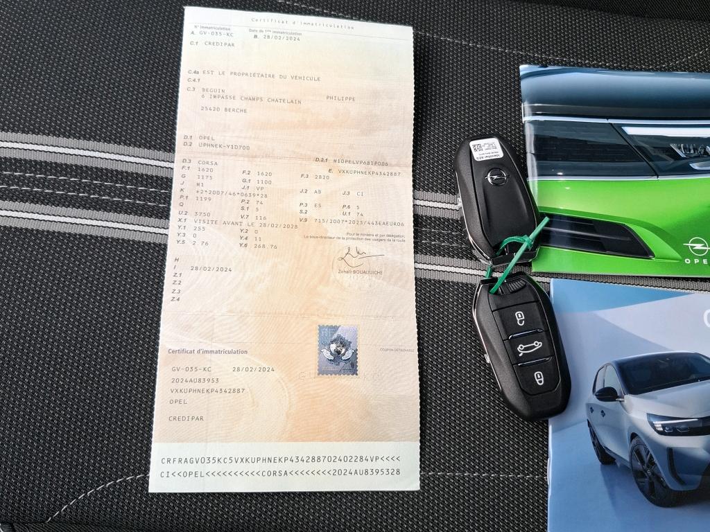 Opel Corsa 1.2 Turbo 100 ch GS 2024