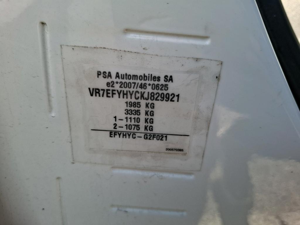 Citroen BERLINGO VAN M 650 BLUEHDI 100 S&S BVM5 CLUB 2019